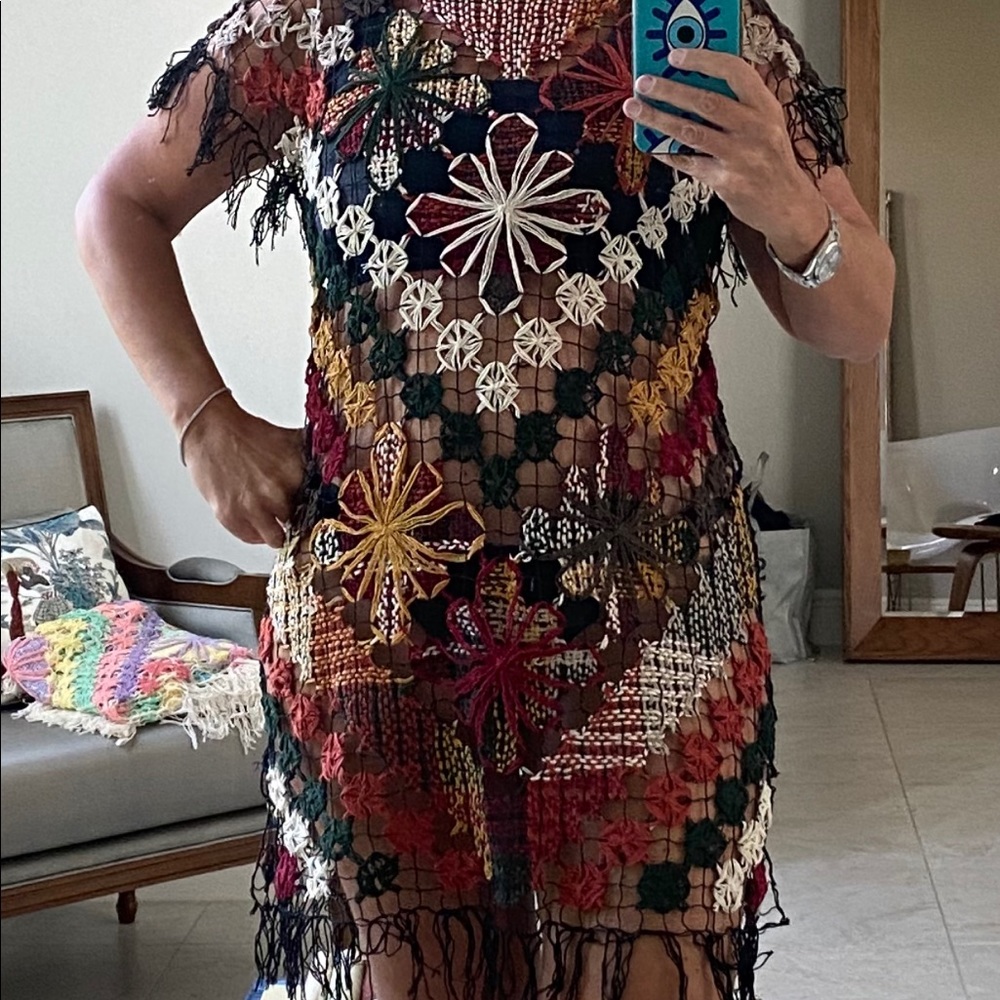 Brazilian Bathing Suit  Cover up  Crochet